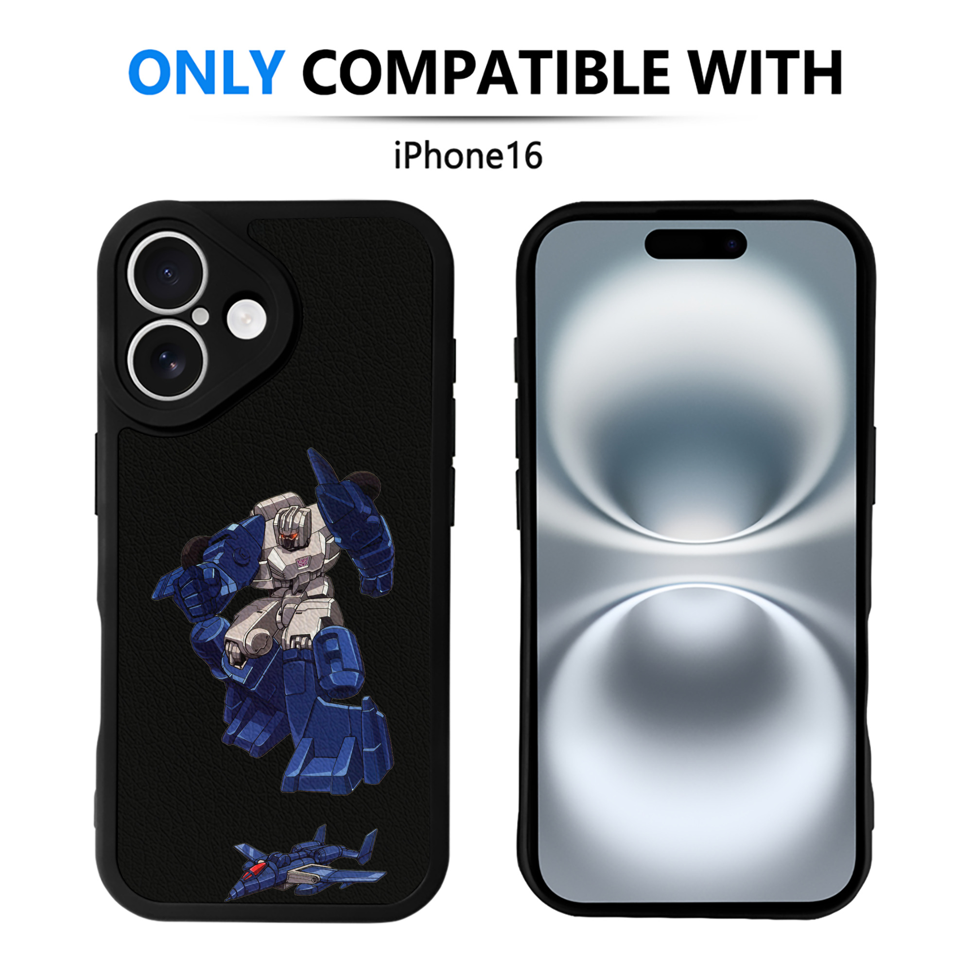 （画像用）  【iPhone 16シリーズ対応】シリコンスマホケース（レザー調） 材質：シリコン